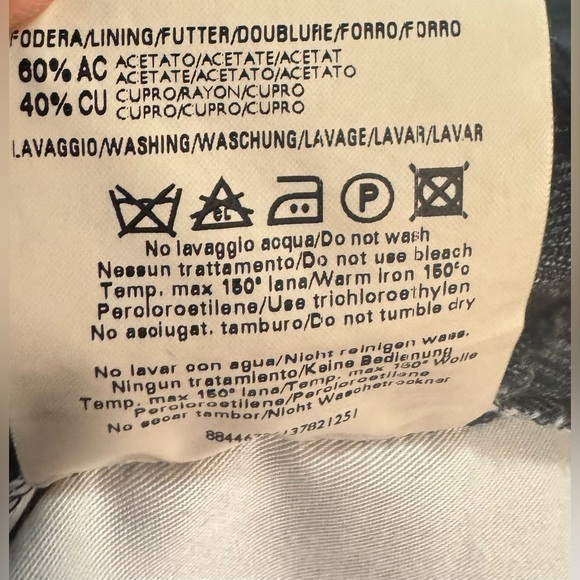 Zanella for Nordstrom Mens Wool Dress Pants Size 33 X 30 Made in Italy Academia - Picture 12 of 15